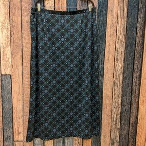 Venezia Blue Maxi Skirt